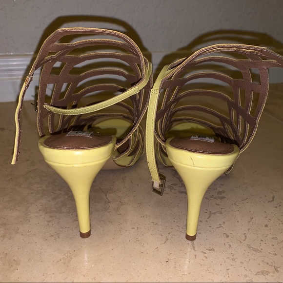 Yellow Steve Madden Heels - Picture 6 of 8